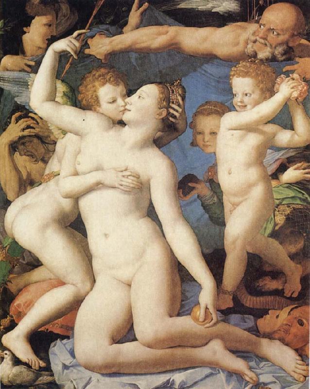Agnolo Bronzino An Allegory Spain oil painting art